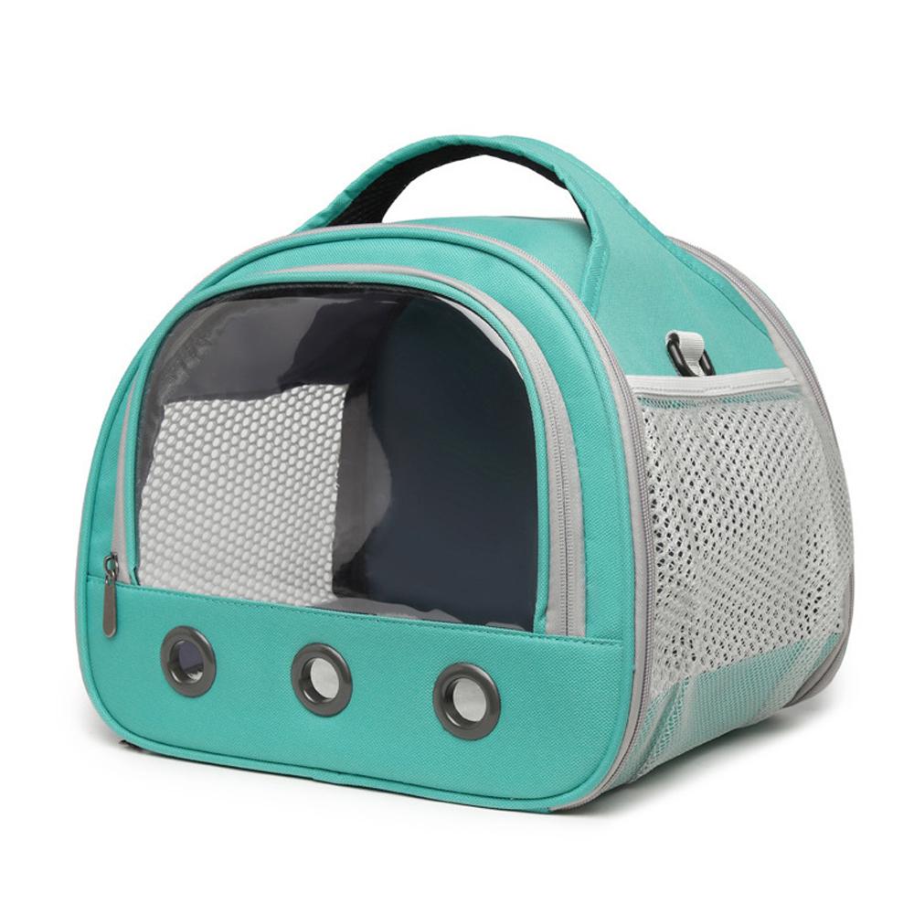 Портативная сумка-переноска для мелких животных, дышащая морская свинка, сумка для переноски кроликов на плечевом ремне с прозрачным окном