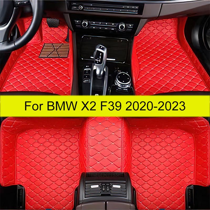 Car Floor Mats For BMW X2 F39 Auto Foot Pads Automobile Carpet Cover Interior Accessories