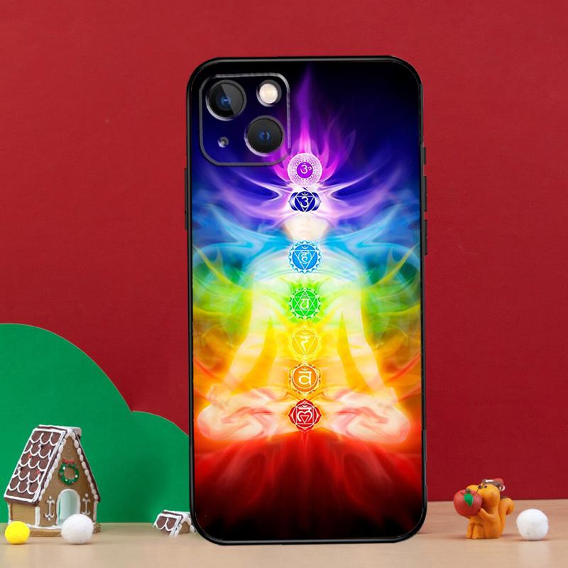 Чехол для телефона с мандалой, чакрами, йогой для iPhone 16e 11 12 13 14 15 16 Pro Max Mini XS X XR 15 16 Plus Защитный корпус