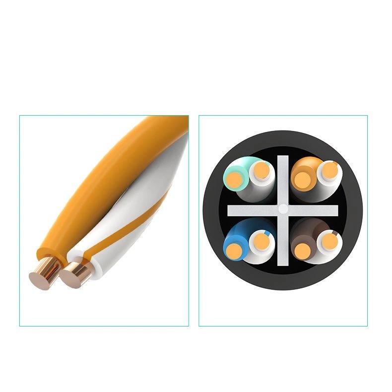 Ugreen Extension Cable Ethernet Rj45 Cat 6 Ftp 1000 Mbps Internet Cable 5 M Black (Nw112 11283)