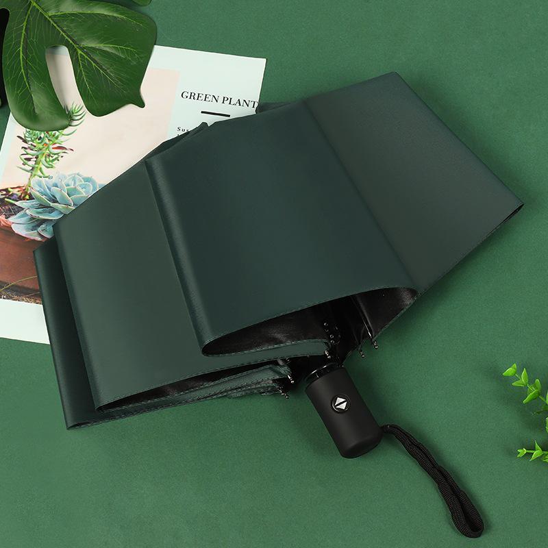 Роскошный полностью автоматический складной зонт для женщин и мужчин — солнцезащитный, защитный и рекламный зонт для бизнеса.