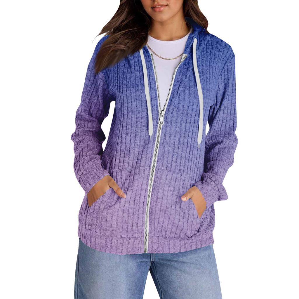 Hoodies For Women Trendy Tops Casual Fall Fashion Long Sleeve Sweatshirt With Pockets Pullover Lightweight