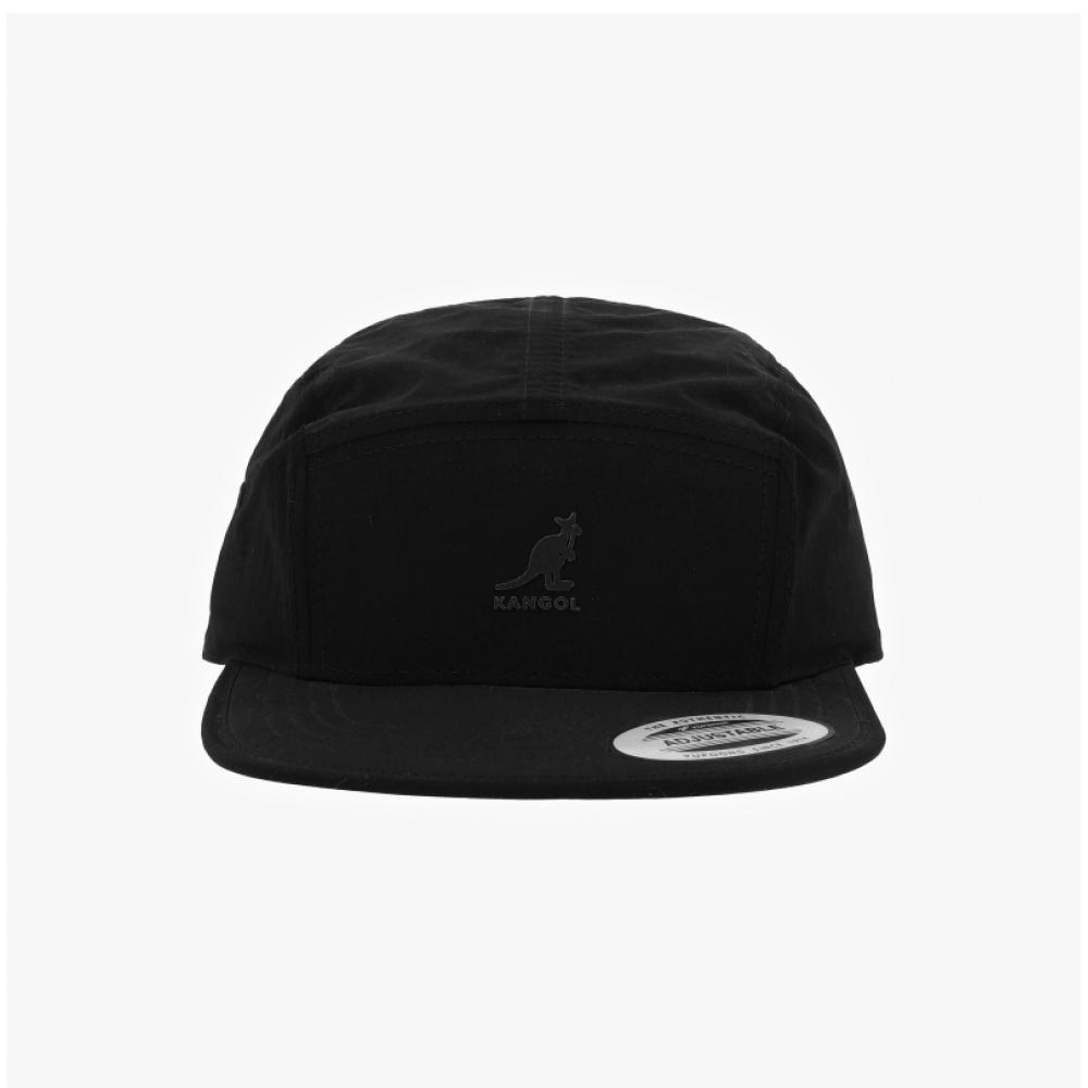 Kangol K5327 Черная мягкая 5-панельная бейсболка