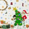 Главная Окно Новогодние наклейки ПВХ Милые настенные наклейки Рождественские наклейки на окна Наклейки на стены в детской комнате Веселые рождественские украшения