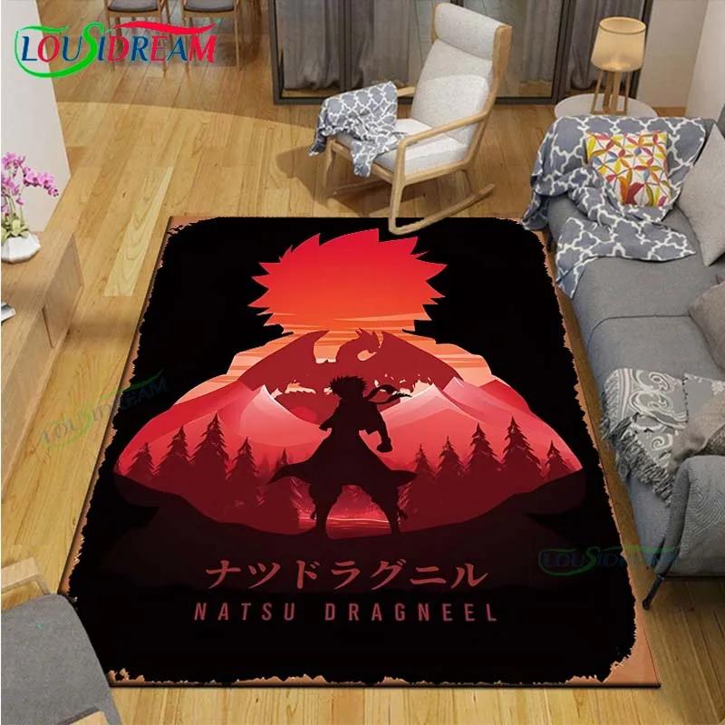 Модный Популярный Мультяшный Ковер с Принтом Хвост Феи A-Fairy Tail для Гостиной Противоскользящий Коврик Коврики для Детской Комнаты Коврик для Йоги Декор Подарок