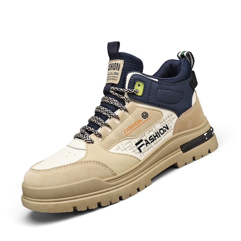 Высокие рабочие ботинки мужские ботинки Мартин осень и зима мужская обувь кожаная поверхность повседневная спортивная трендовая обувь мужская