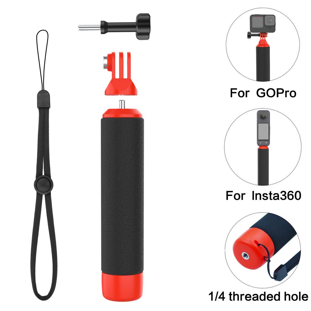 Floating Hand Grip for Insta360 X4 X3 X2 Handle Grip Buoyancy Bar for Gopro Hero 12/11/10/9 for DJI Sports Action Camera