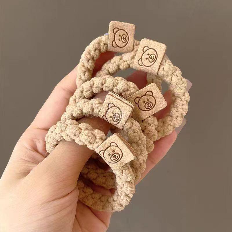 Women's High Elasticity Braided Bear Hair Tie - Thickened Elastic Band Hair Accessories