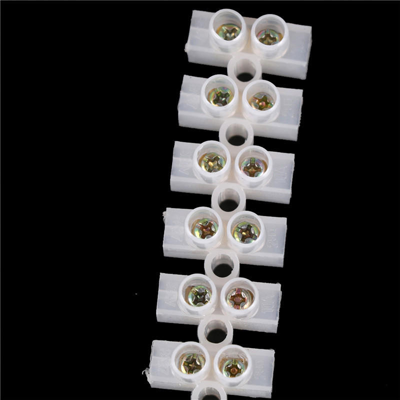 10A Electrical Wire Connection 12Position Barrier Terminal Strip Block