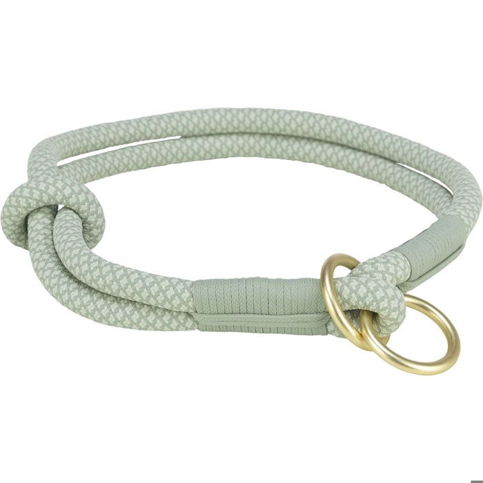 Collier semi-étrangleur - Trixie - Soft Rope - Vert - Taille Moyen - Confort et contrôle