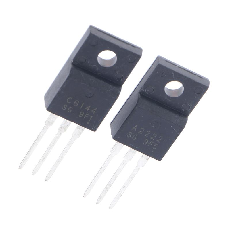 10 шт. Новые 2Sa2222 2Sc6144 To-220F 5 пар 5 шт. A2222 + 5 шт. C6144 To-220