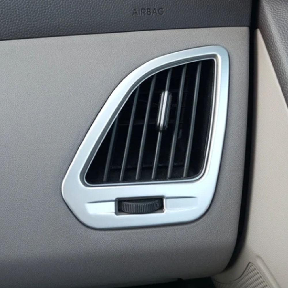 Для Hyundai IX35 IX 35 2010 - 2015 Накладка на решетку воздуховода кондиционера 2 шт. Рамка воздуховода AC Декоративная наклейка Аксессуары для интерьера