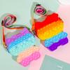 Push  Toy Pendant Bag ,Bubble  Toy Stress Relief Toys For Adult Kids