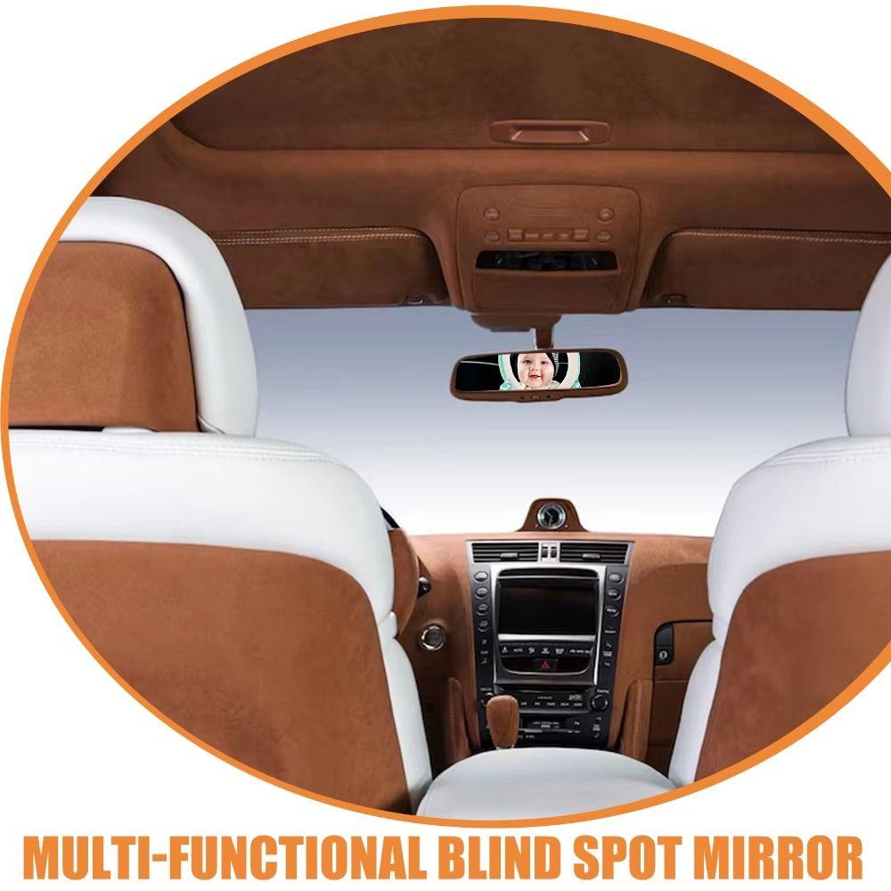 Soft Baby Rear Facing Mirrors Cute Seat Headrest Rearview Mirror Observation