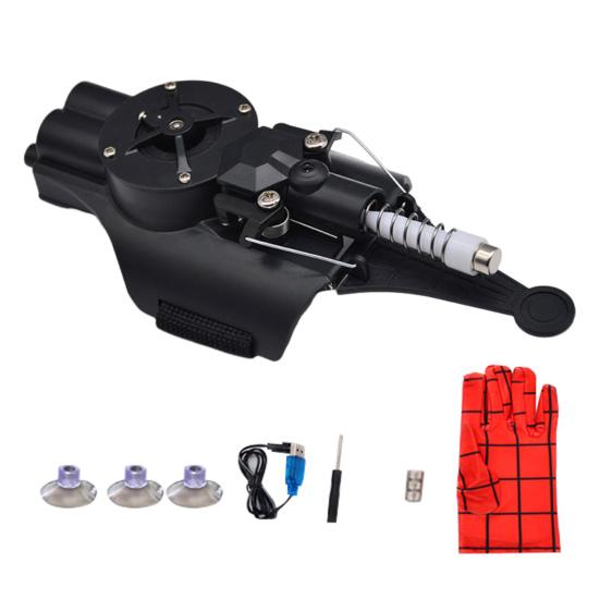 Электрический пусковой механизм Yousheng для паутины с присосками для перчаток, магнитами, отверткой, перезаряжаемый детский нитестрел, игрушка для метания паутины, подарок киноманам