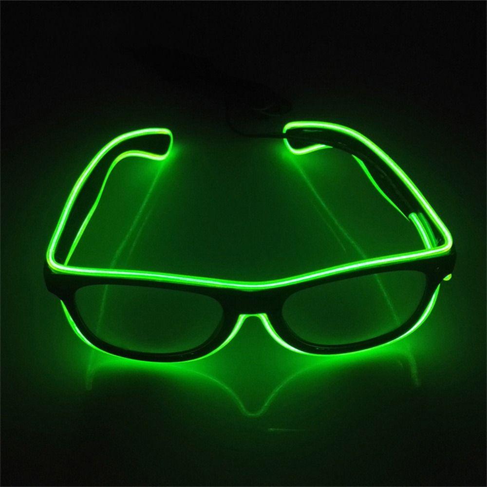El Wire Party SunGlasses Glow Sunglasses Luminous Glasses Led Glasses Neon Glasses Flashing Glasses