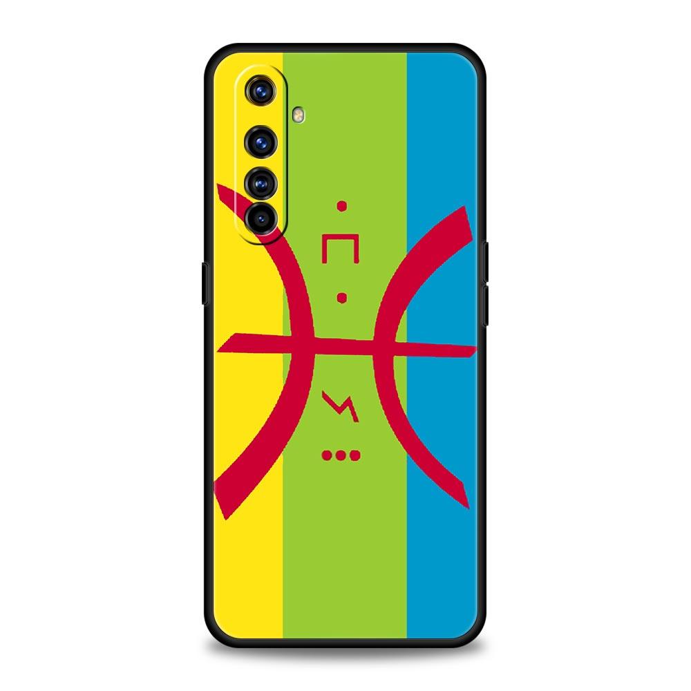 Чехол для телефона для Realme 12 11 10 9 8 5G 7 6 GT5 GT3 GT2 Pro Plus C21 C11 C25 C35 для GT Neo 2 3 3T 5 Чехол флаг амазигов