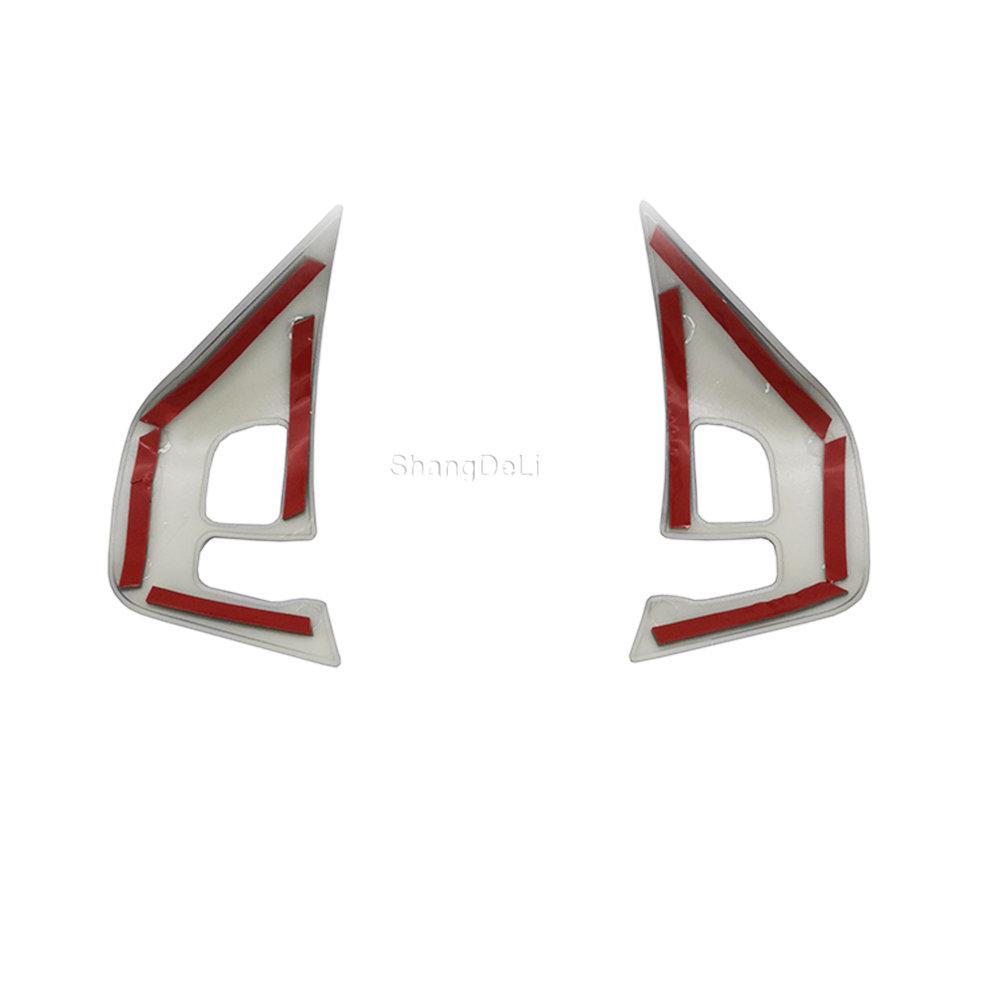 Накладка на руль, кнопки, наклейки с логотипом, эмблемой, значок, хромированные украшения, аксессуары для Peugeot 2008 208 2014-