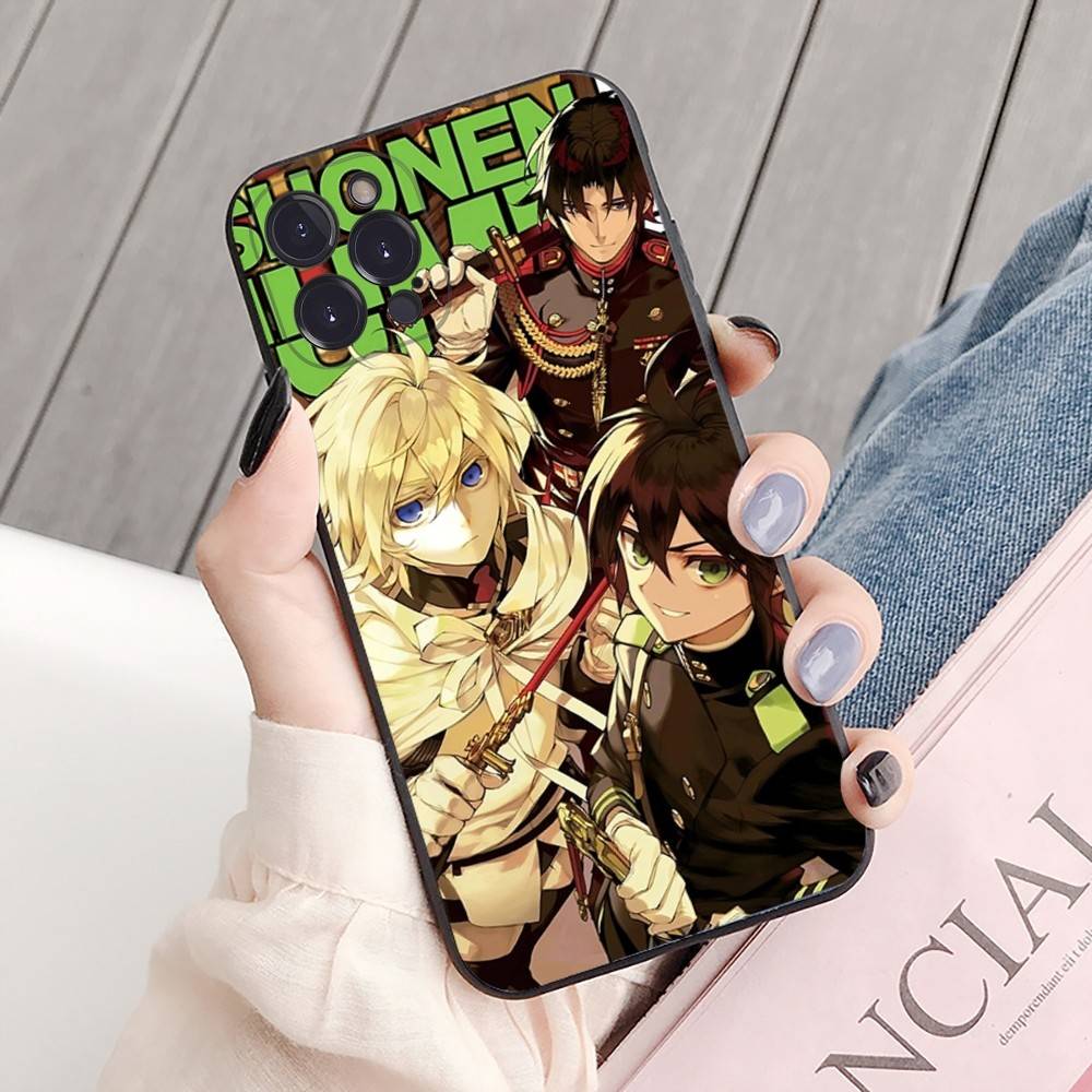 S-Seraph Of The End Phone Case For IPhone 16 15 8 7 6 6S Plus X SE XR XS 14 11 12 13 Mini Pro Max Mobile Case