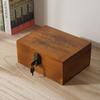 Wooden Jewelry Box Vintage Storage Case Miscellaneous Organizer Cosmetics Box  Travel
