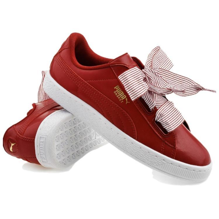 (WMNS) PUMA Enzobasket Heart Обувь Красный/Белый Женская 365198-02