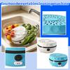 Home Use Fruit Vegetable Cleaner Small Appliance Ultrasonic Sterilizer Disinfection Machine for Kitchen Food Safety and Hygiene