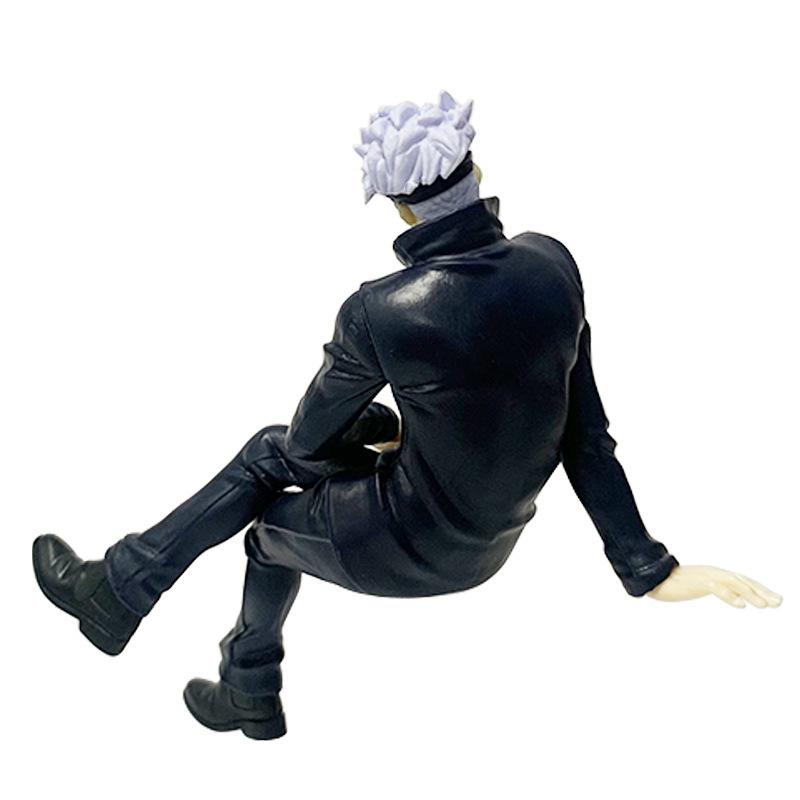 14 см Аниме Фигурка Jujutsu Kaisen Сидящий Сатору Годжо Фигурка Коллекционная Модель ПВХ Фигурки Действия Аниме Декор Игрушки Подарки