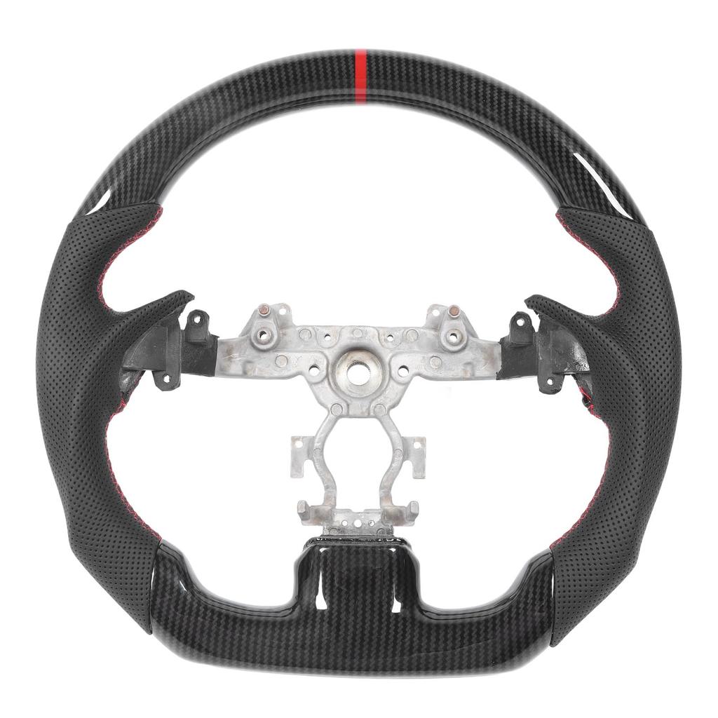 Hydro Dip Carbon Fiber Look Steering Wheel Stylish Ergonomic Steering Wheel Replacement for Infiniti G35 G37 G25 Q40
