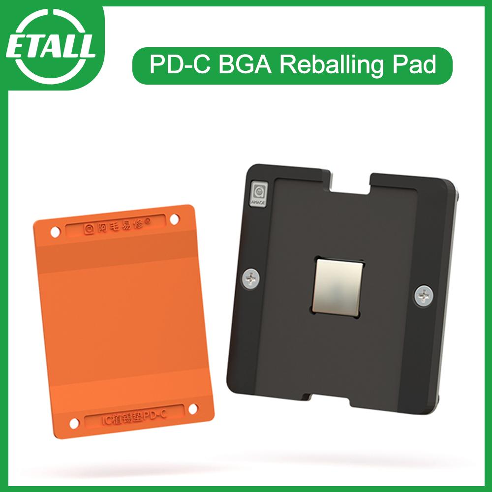 Amao PD-C Universal BGA Chip Reballing Positioning Pad Tin Planting Replaceable Magnetic Base