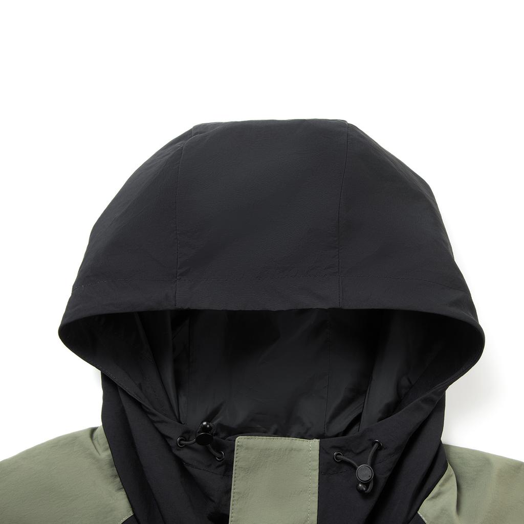 Li Ning Серия спортивного образа жизни Толстовка с капюшоном и принтом логотипа Удобная Повседневная Универсальная Ветровка с длинным рукавом Мужская Верхняя одежда AFDVE63-1