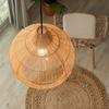 Retro Rattan LED Pendant Lights HandWoven Hanging Lamp for Living Dining E27 Suspension Lamps Room and Home Decoration Lighting