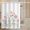 Bathroom Thickened Waterproof Curtain Mildew Proof Shower Curtain Shower Partition Curtain Shower Curtain Bathroom Curtain Free Perforation