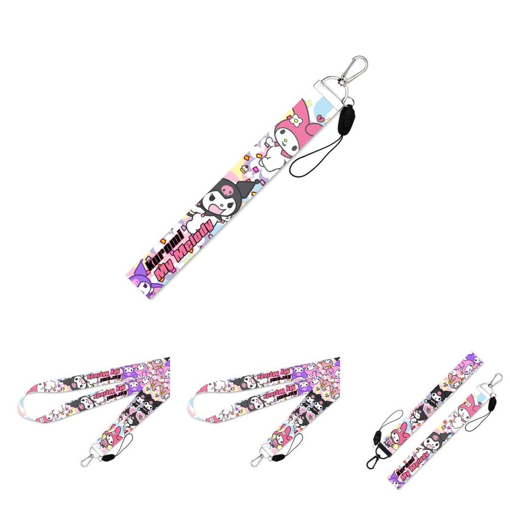 Sanrio Kuromi Character Phone Lanyard Soft Durable And Colorful Strap For All Your Needs!