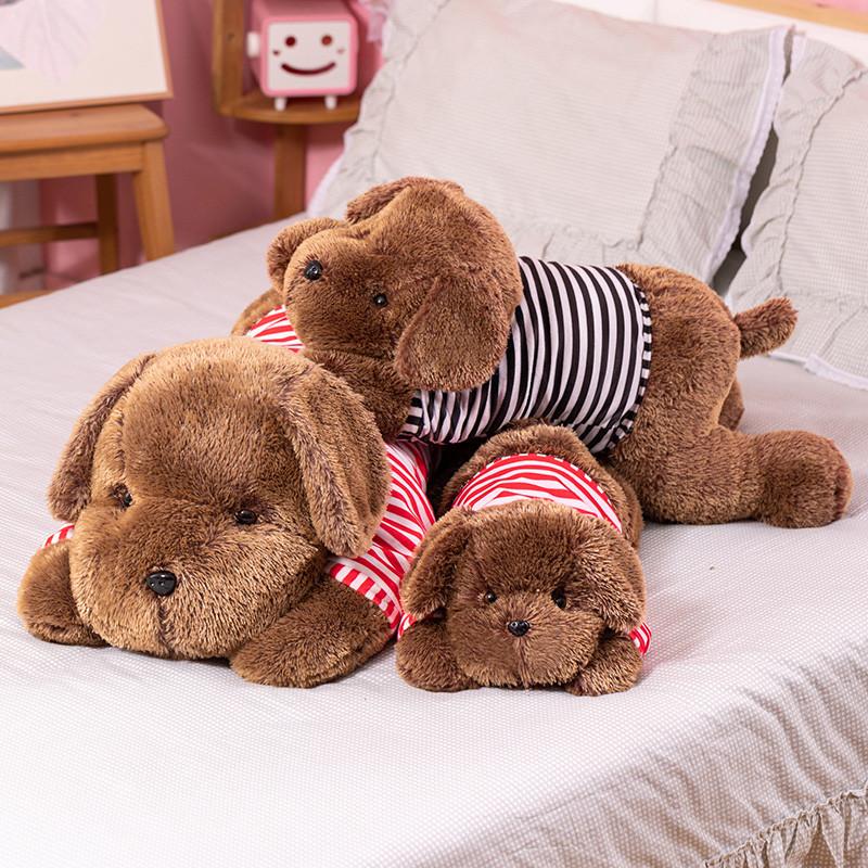 Giant Size Soft Lying Dog Plush Toys Stuffed Animal Sleep Cushion Pillow Dolls Birthday Xmas Gifts