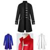 Men Medieval Renaissance Steampunk Jacket Gothic Retro Uniform Coat Windbreaker