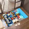 Custom Name Personalized PAW Patrol Print Carpet, Versatile Home Decor Rug, for Playroom, Apartment, Balcony, Entryway, Hallway Gift