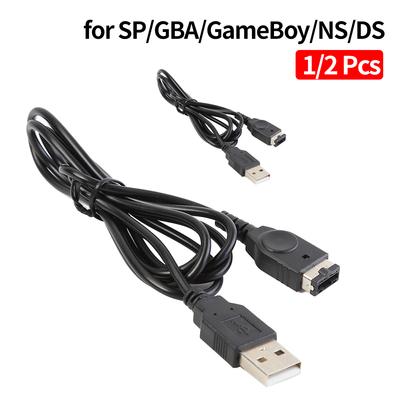 1/2 шт 1,2 м USB-кабель для зарядки, кабель подходит для портативных игровых аксессуаров для Nintend DS NDS Gameboy Advance SP GBA SP