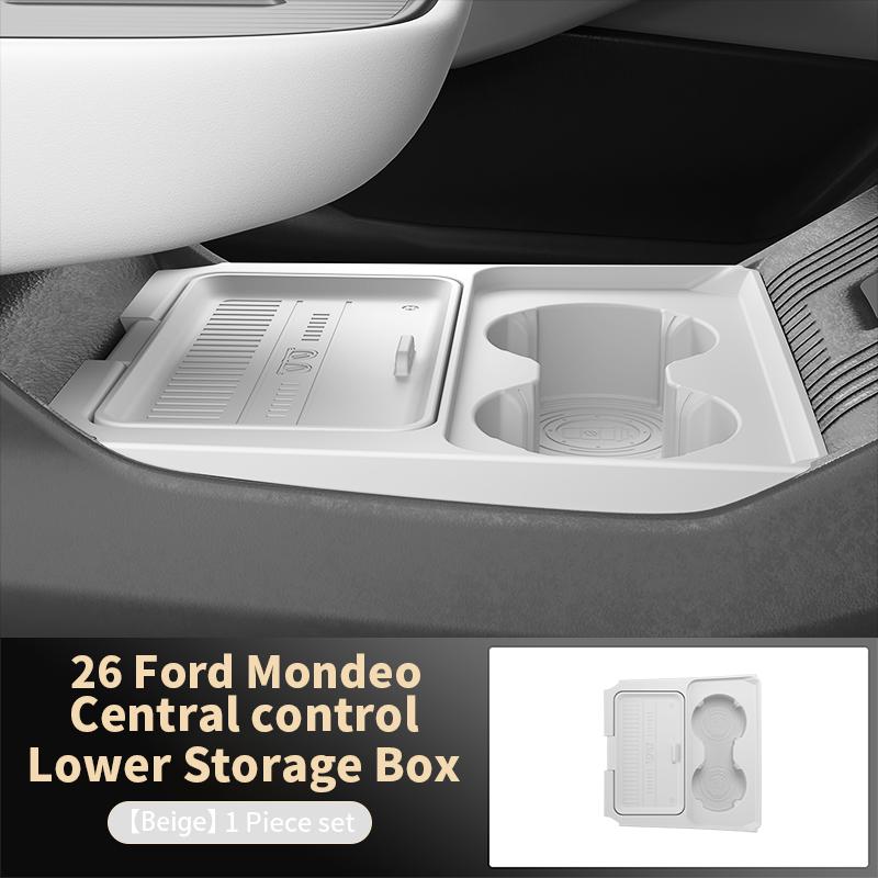 Подходит для 26 моделей Ford Mondeo, Подсиденный ящик для хранения в центральной консоли, Органайзер для очков, Детали для модификации автомобильных аксессуаров