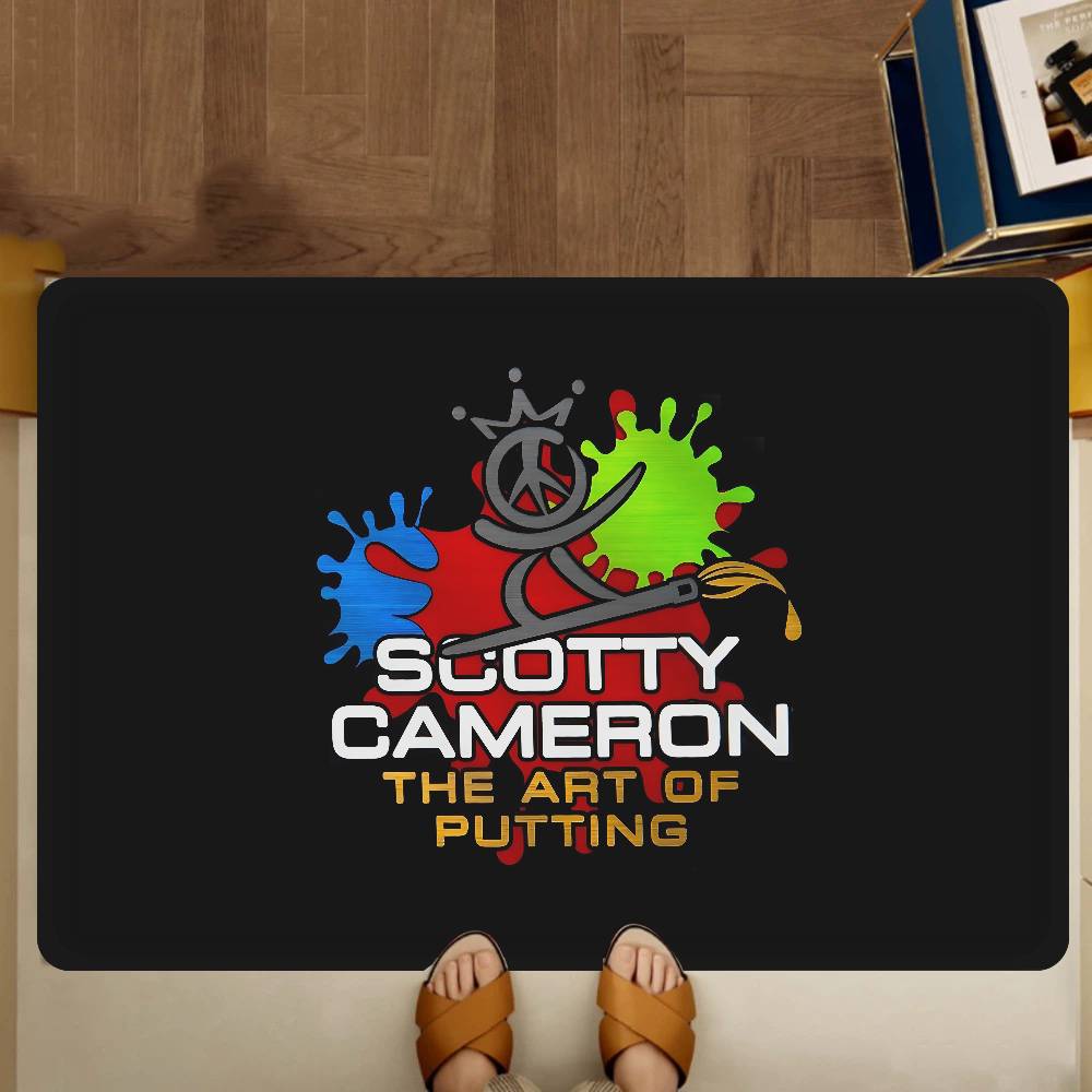S-Scotty Логотип C-Cameron Коврик для пола Прямоугольный Противоскользящий Домашний Мягкий Коврик для ванной Передняя дверь В помещении На улице Коврик Декор для отеля Коврик