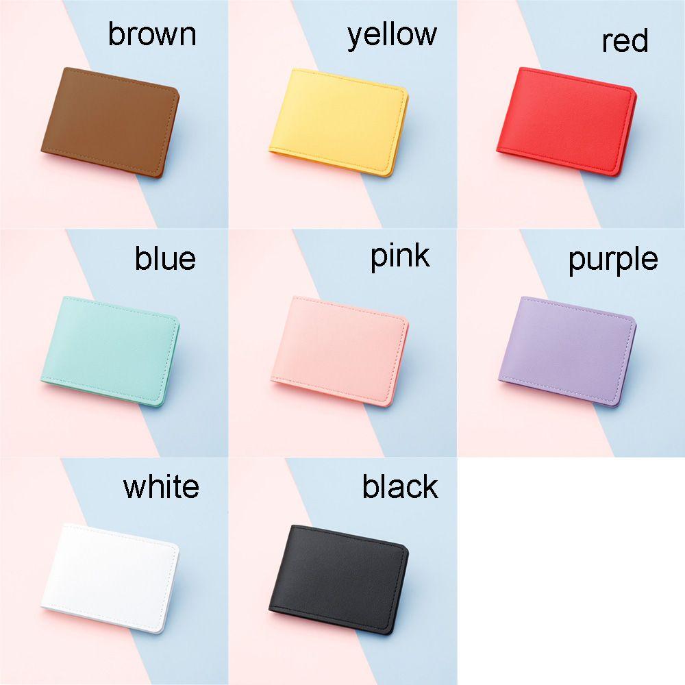 Driver's License Leather Case Card Bag Credit Card Holder Mini Purse Lady Wallet ID Card Holders