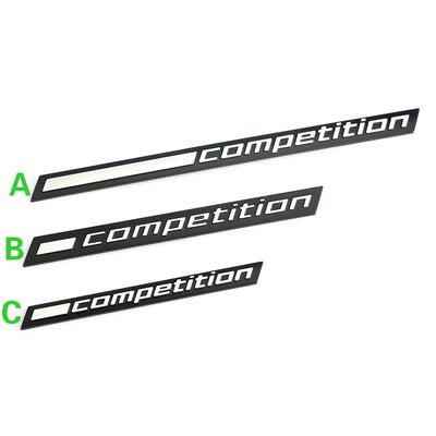 1X COMPETITION Bar подчеркнутая эмблема для B/M/W Thunder Edition M1 M3 M4 M6 M8 X3M X5M X6M наклейка на багажник автомобиля
