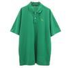 MONOCROM Short Sleeve Polo Shirt XL Green Men's Used