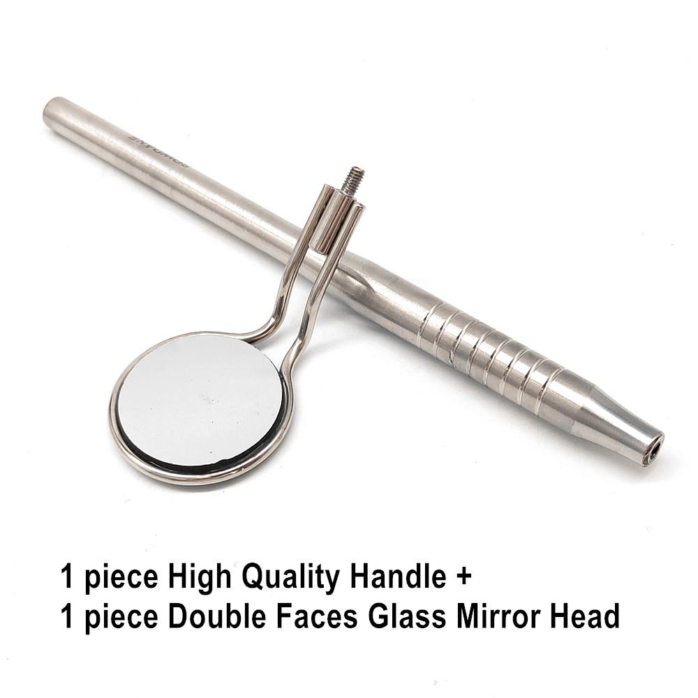Стоматологическое зеркало для рта Одонтоскоп Уход за полостью рта Чистота зубов Осмотр Гигиена Стеклянное зеркало Зеркало с ручкой