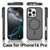 Матовый магнитный чехол для Magsafe iPhone Air 17E 17 E 16E 16 Pro Max 15 Plus 14 13 12 Mag Safe Матовый полупрозрачный Шелковистый на ощупь Антипятнистый чехол для телефона