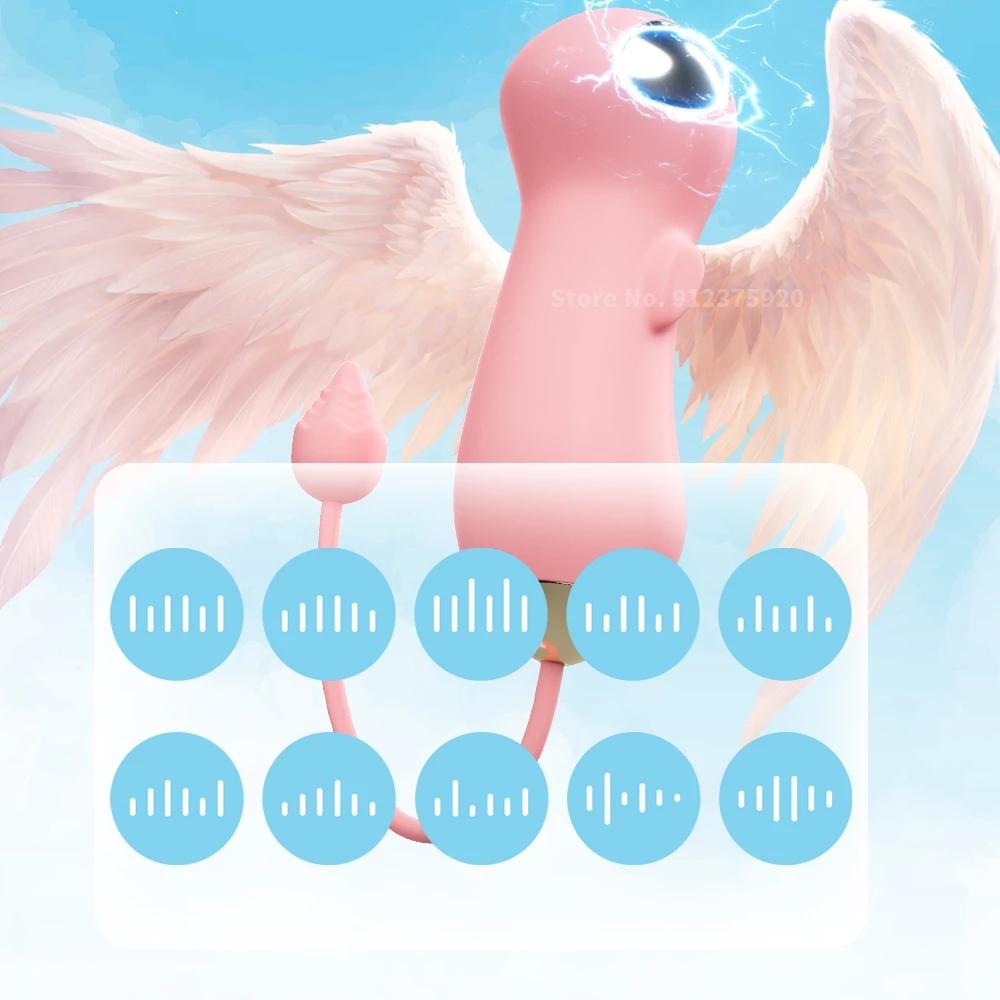 Новый 10-частотный вагинальный вибратор для точки G, массаж клитора, беспроводной пульт дистанционного управления, вагинальная вибрация, секс-игрушка для взрослых и женщин, мяч Кегеля