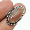 Montana Agate Gemstone Ring Handmade Unique Design Dainty Jewelry 5.50" M9l91