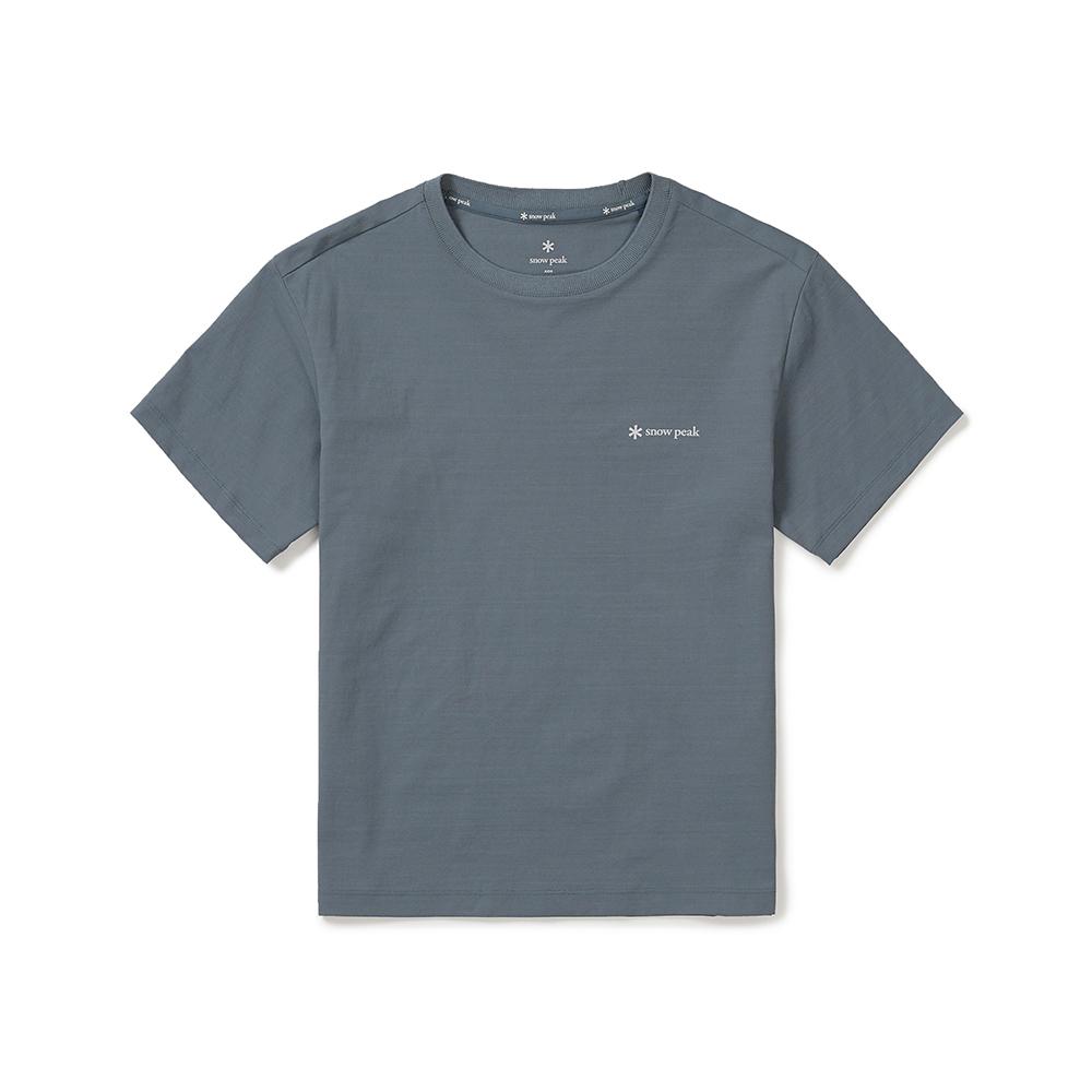 [Snowpeak] Kids Air Quick-Dry Short-Sleeve T-Shirt Pastel Blue (S25MKTTS92)