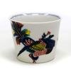 Waza No Kura Stylish Kutani Ware Soba Choko (Soba Cup) with Overglaze Phoenix Design, High-Quality Ceramic, Made In Japan