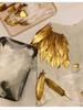 Natural Gold Goose Feathers 50Pcs For Boho Wedding Decor Dream Catcher Diy Craft Supplies Premium Plumas Decorativas