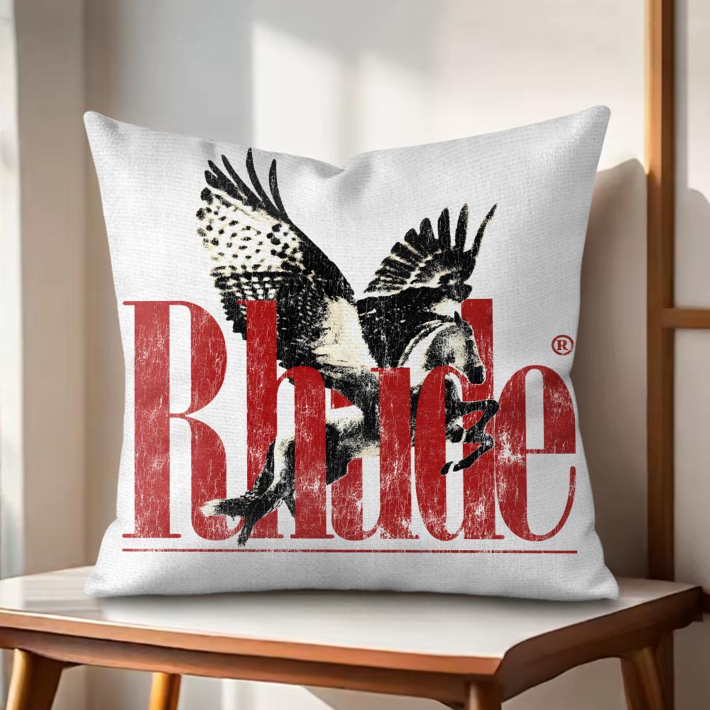 Fashion Brand RRHUDEs Cushion Cover Natural Linen Organic Fabric DoubleSided Printing Couch Pillow Covers Home Decor